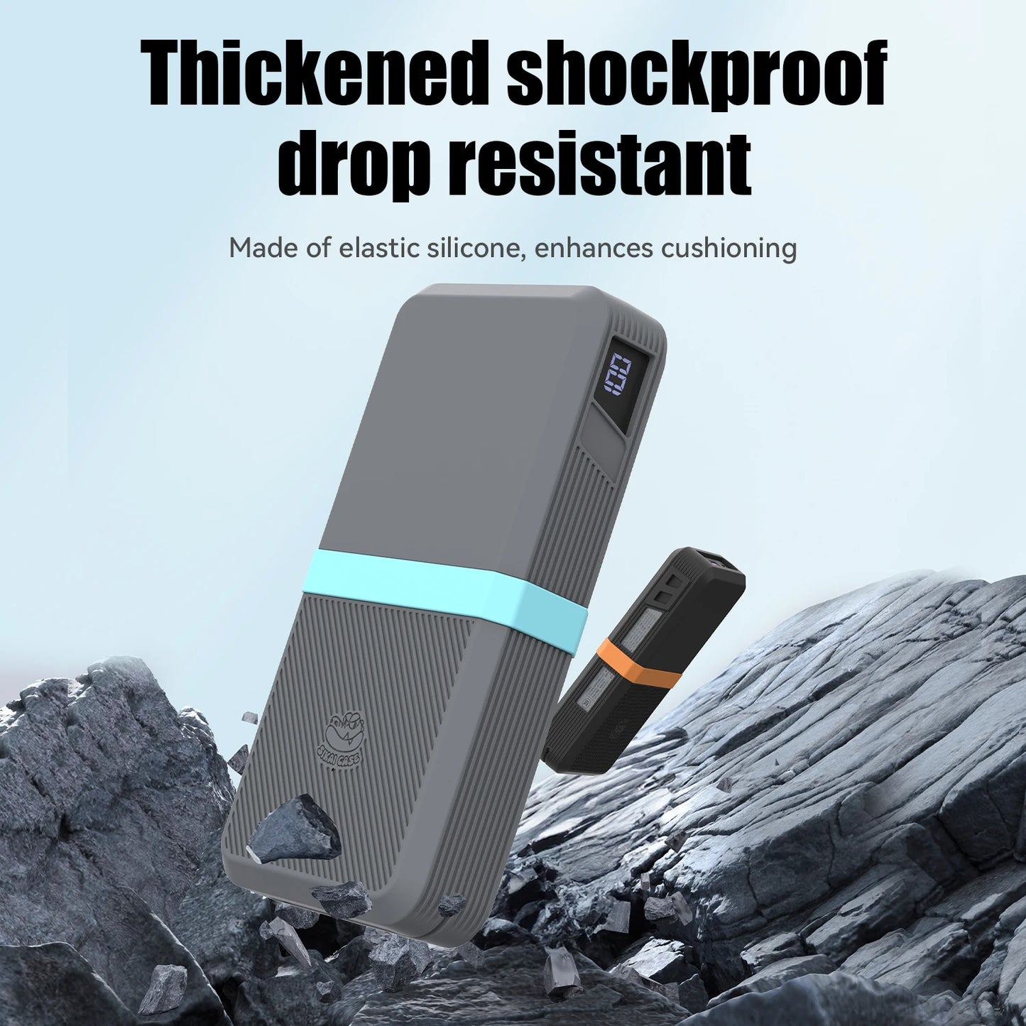 SIKAI Silicone Case for UGREEN 145W 25000mAh Power Bank  Shockproof Cover with Precise Cutouts