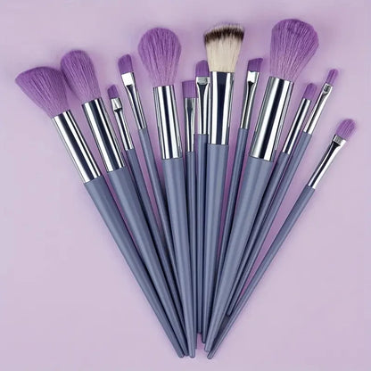 13Pcs Makeup Brush Set Soft Fluffy Cosmetic Foundation Powder Eyeshadow Kabuki Blending Make Up Brush Beauty Tool Makeup