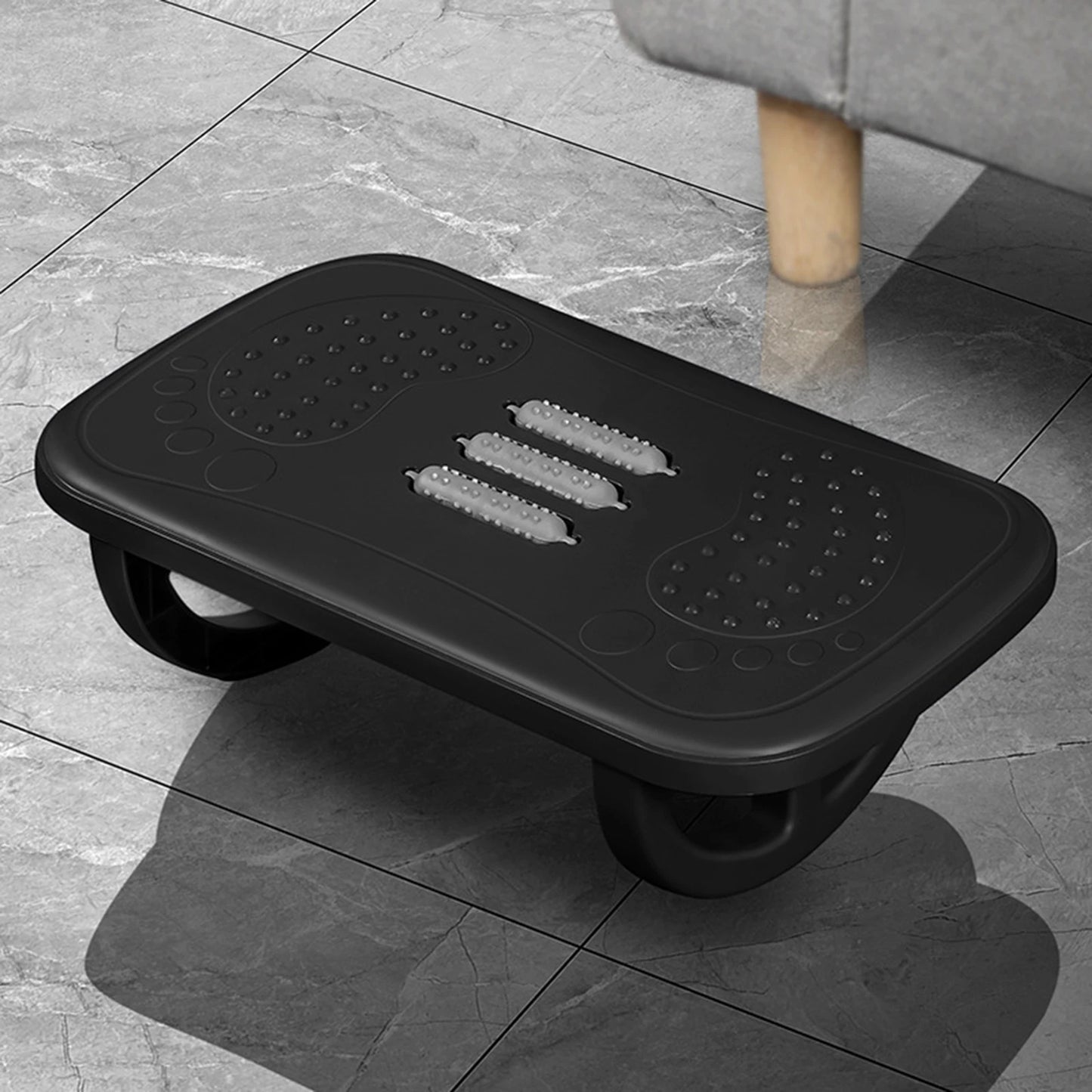 Office Desk Footrest Footrest Anti-Warping Erlang Leg Pad Footstool Rocker Balance Board Ergonomic With Massage For Office Use