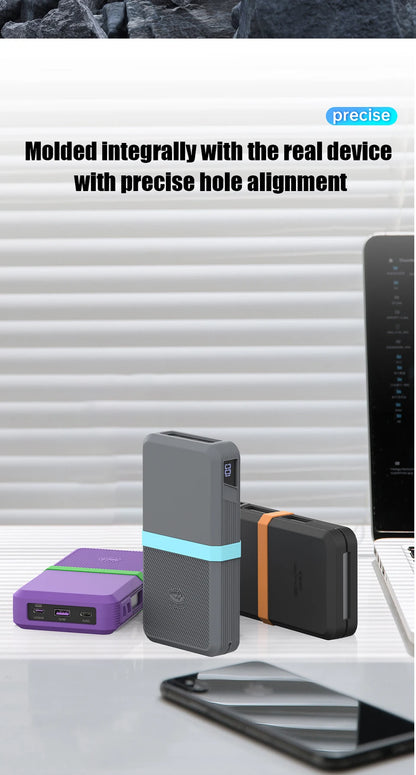 SIKAI Silicone Case for UGREEN 145W 25000mAh Power Bank  Shockproof Cover with Precise Cutouts