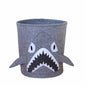 1/2/3/5PCS Baby Storage Basket Panda Dinosaur Cartoon Felt Organizer Laundry Dirty Clothes Bucket Toy Storage Box Gift Ideas