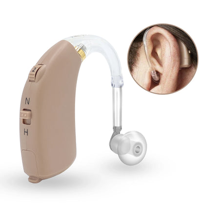 2025 Best Digital Hearing Aids BTE Adjustable Tone Sound Amplifier Portable Deaf Elderly digital Hearing Aid