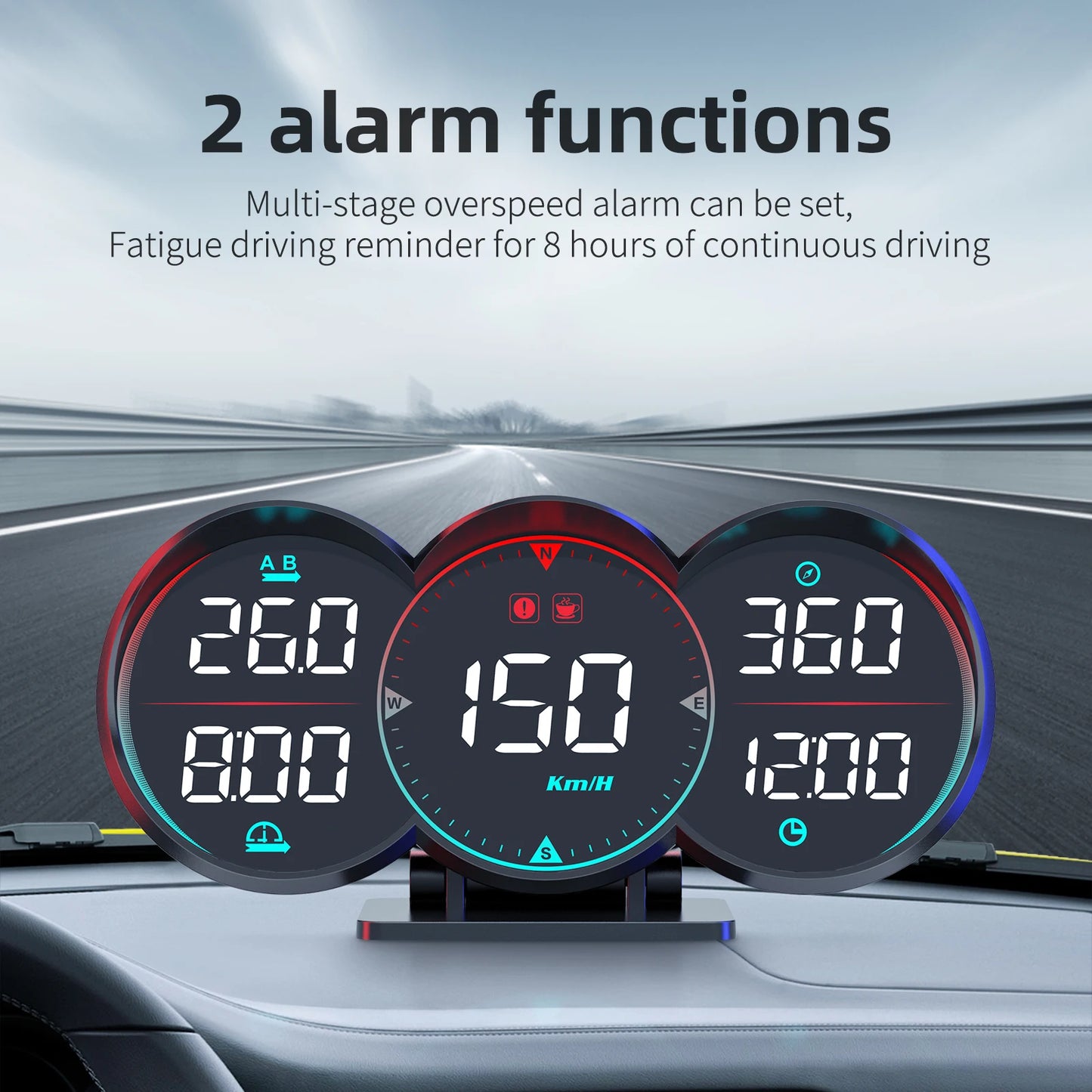 Car Head Up Display HUD GPS Computer Speedometer Windshield Projector Car Dashboard Speed Displays System Modification Car Acces