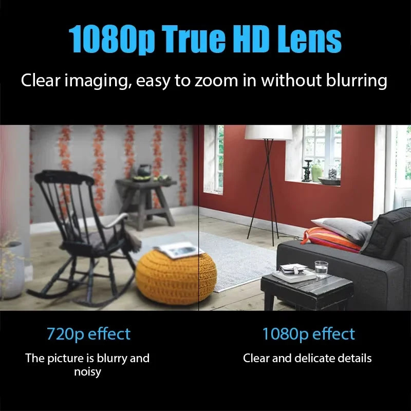 X5 Mini Night Vision 1080P Wireless Surveillance Camera Lightweight Clear Portable Motion Detection Premium Quality