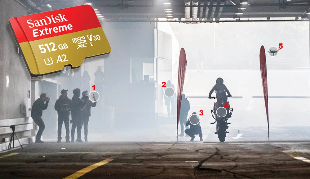 SanDisk V30 Extreme Micro SD Card A2 U3 4K 64GB 128GB 256GB 512GB 1T Memory Card Flash TF for Steam Deck Switch DJI Camera Phone