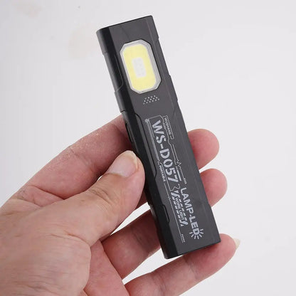 Keychain Flashlight USB-C Rechargeable 400mAh 550 Lumens Multifunctional Lighting Durable Mini Auto Repair Hat Clip Work Light