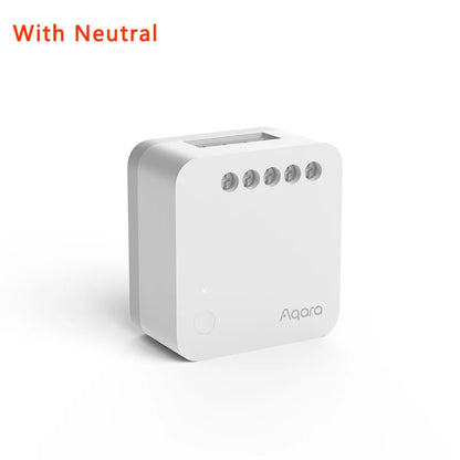 Aqara Single Channel Control Module T1 Zigbee 3.0 Wireless Relay Controller 1 Channel No Neutral Remote Work with Apple Homekit