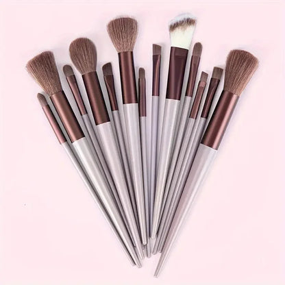 13Pcs Makeup Brush Set Soft Fluffy Cosmetic Foundation Powder Eyeshadow Kabuki Blending Make Up Brush Beauty Tool Makeup