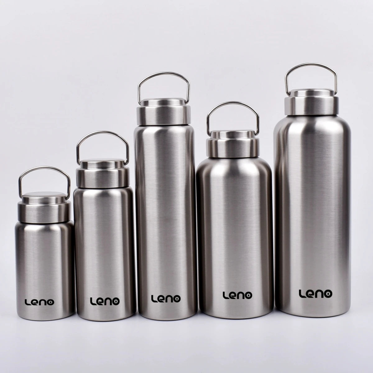 1pc Large Capacity Stainless Steel Sport Water Bottle Single-layer Rugged Water Cup Metal Bottle Drinkware Camping Sports Gym