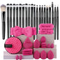 Makeup Brushes Set Premium Synthetic Kabuki Foundation Concealers Powder Blush Blending Face Eye Shadows Brush Set