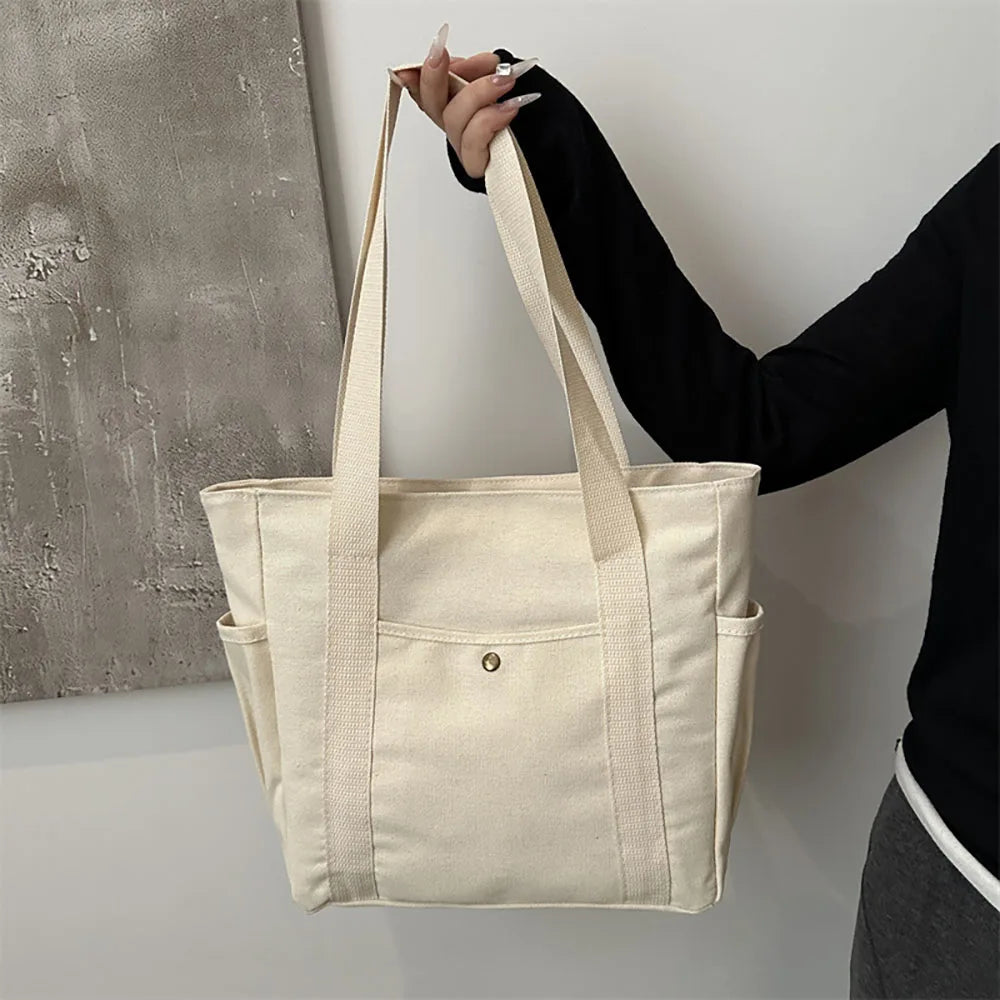 Large-Capacity College Sail-Style Zippered Tote Bag - Durable And Spacious Work Bag, Suitable For Students And Professionals