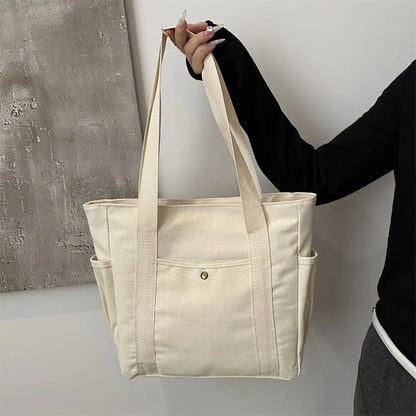Large-Capacity College Sail-Style Zippered Tote Bag - Durable And Spacious Work Bag, Suitable For Students And Professionals