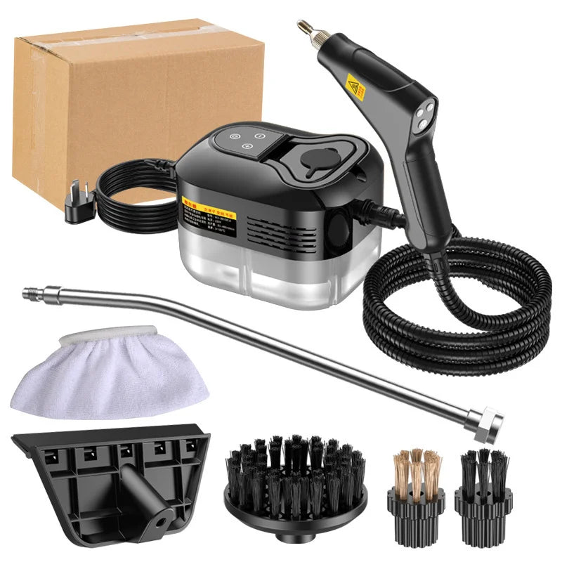2500W Handheld Steam Cleaner High and Temperature Air Conditioner Kitchen Hood Car Steam Clean Machine Floor and More Cleaning