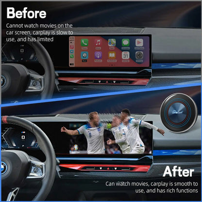 OTTOCAST OttoAiBox i3 for Car built in Wireless CarPlay AI Box Android 13 TV Box QCM 6125 for Netflix for BMW Car Accessories