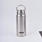 1pc Large Capacity Stainless Steel Sport Water Bottle Single-layer Rugged Water Cup Metal Bottle Drinkware Camping Sports Gym