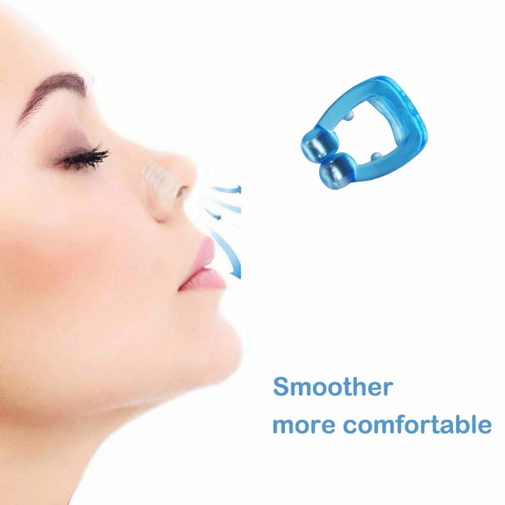 Anti Snoring Device Stop Snore Nose Clip Device Magnetic Anti Snoring Nasal Dilator Easy Breathe Improve Sleeping for Men/Women