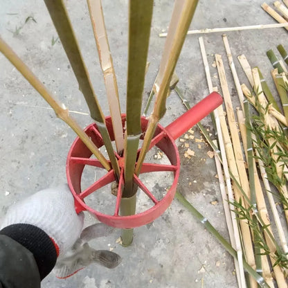 Bamboo Splitter 2/4/6/8Cut,Steel Bamboo Splitting Tool Suitable Manual Dividing Bamboo,Blade Lengthened Handle Efficient Cutting