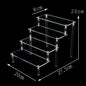 Acrylic Display Risers,Perfume Organizer,Display Riser,Cupcake Display Stand Steps, Organizer Shelf Stand for Figures, Dessert