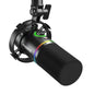 maono PD200X XLR\USB Dynamic Microphone for Gaming Recording Streaming Youtube Metal Mic with Software Tap-to-Mute Gain Knob