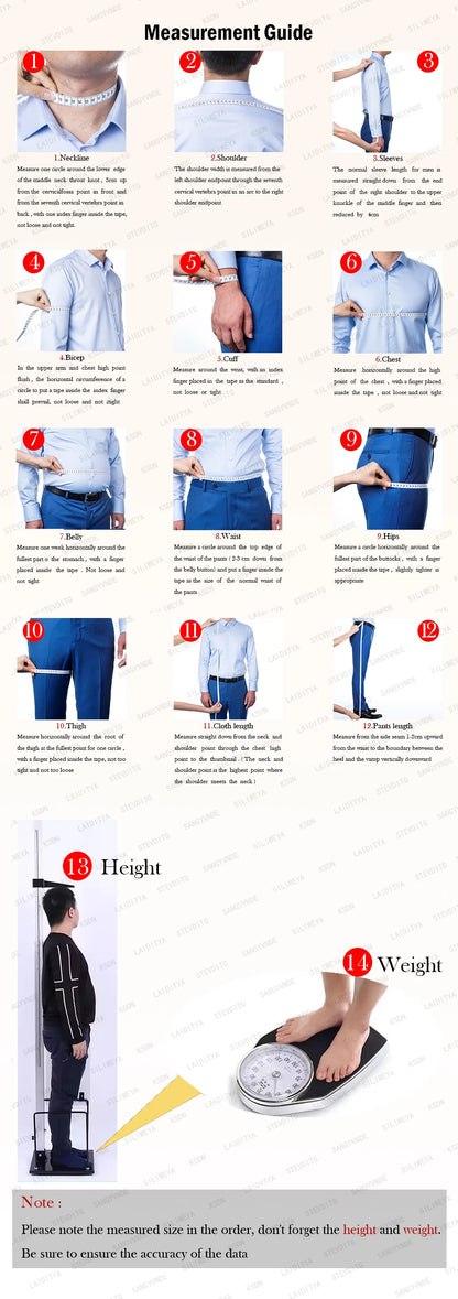Elegant Men's Suits Luxury Wedding Notch Lapel Slim Fit 2 Piece Jacket Pants High Quality Male Clothing Customized Outfit Blazer
