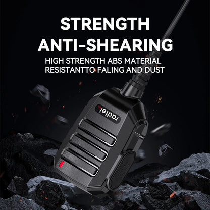 Radte R1S Speaker Microphone with 360° Rotating Belt Clip Loudspeaker for Radtel RT-4D RT-493 RT-860 RT-900 RT-910 RT-910B