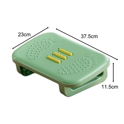 Office Desk Footrest Footrest Anti-Warping Erlang Leg Pad Footstool Rocker Balance Board Ergonomic With Massage For Office Use