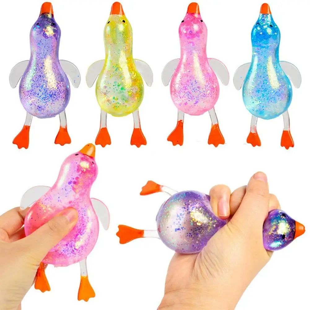 Simulation Flash Dumpling Pressure Ball Slow Rebound Soft Pinch Decompression Squishy Stress Relief Balls with Steamer