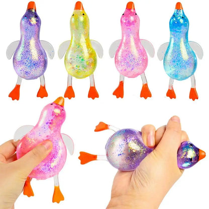 Simulation Flash Dumpling Pressure Ball Slow Rebound Soft Pinch Decompression Squishy Stress Relief Balls with Steamer