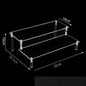Acrylic Display Risers,Perfume Organizer,Display Riser,Cupcake Display Stand Steps, Organizer Shelf Stand for Figures, Dessert