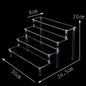 Acrylic Display Risers,Perfume Organizer,Display Riser,Cupcake Display Stand Steps, Organizer Shelf Stand for Figures, Dessert