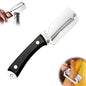 3-In-1 Stainless Steel Vegetable Peeler With Bottle Opener Onion Slicer Shredder Multi-functional Kitchen Tools 19cm 1PCS