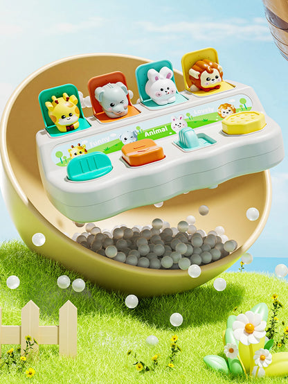 Toddler Toys, Baby Toy, Q Pet Machine Box, Early Education Puzzle and Cognitive Training Baby's Finger Flexibility Machine Box T