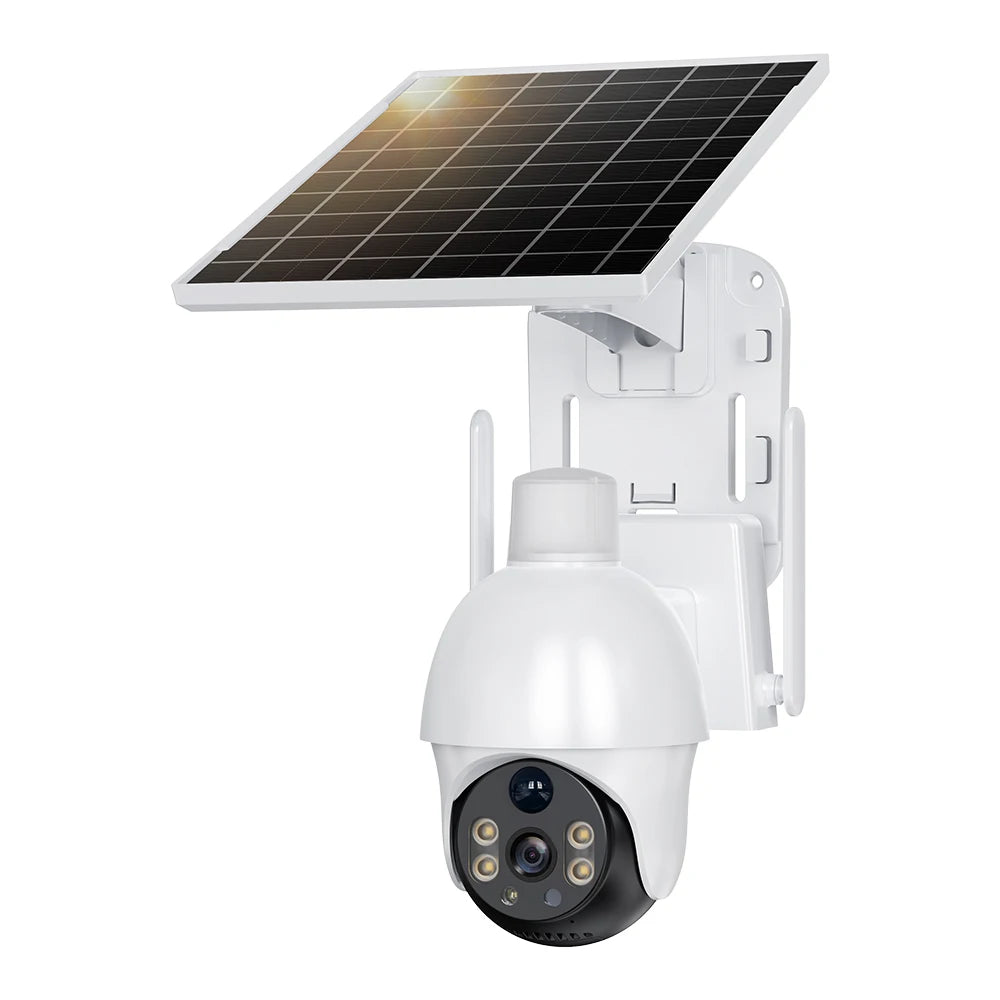 XIAOVV 4G Sim 6MP Solar Outdoor Cameras  PTZ Surveillance Outdoor Waterproof Security Cams Color Night Vision Smart Home