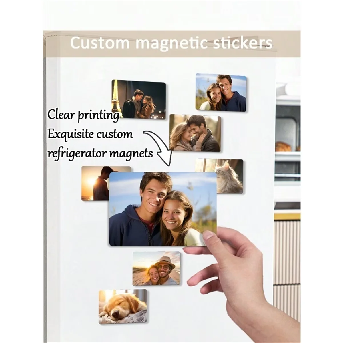 Customizable Fridge Magnets—Featuring Personalized Designs, the Perfect Choice for Home Decor and an Ideal Gift.