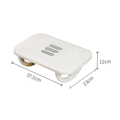 Office Desk Footrest Footrest Anti-Warping Erlang Leg Pad Footstool Rocker Balance Board Ergonomic With Massage For Office Use