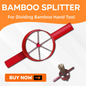 Bamboo Splitter 2/4/6/8Cut,Steel Bamboo Splitting Tool Suitable Manual Dividing Bamboo,Blade Lengthened Handle Efficient Cutting