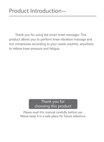Knee Massager Smart Red Light and Massage Therapy for Swelling Stiff Joints Stretched Ligament and Muscles Injuries Gifts