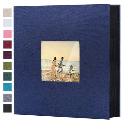 Linen large Photo Album Scrapbook 200/300/600 Pockets for 4x6 Photos Slip-in memory books Wedding Baby Family Anniversary Photo