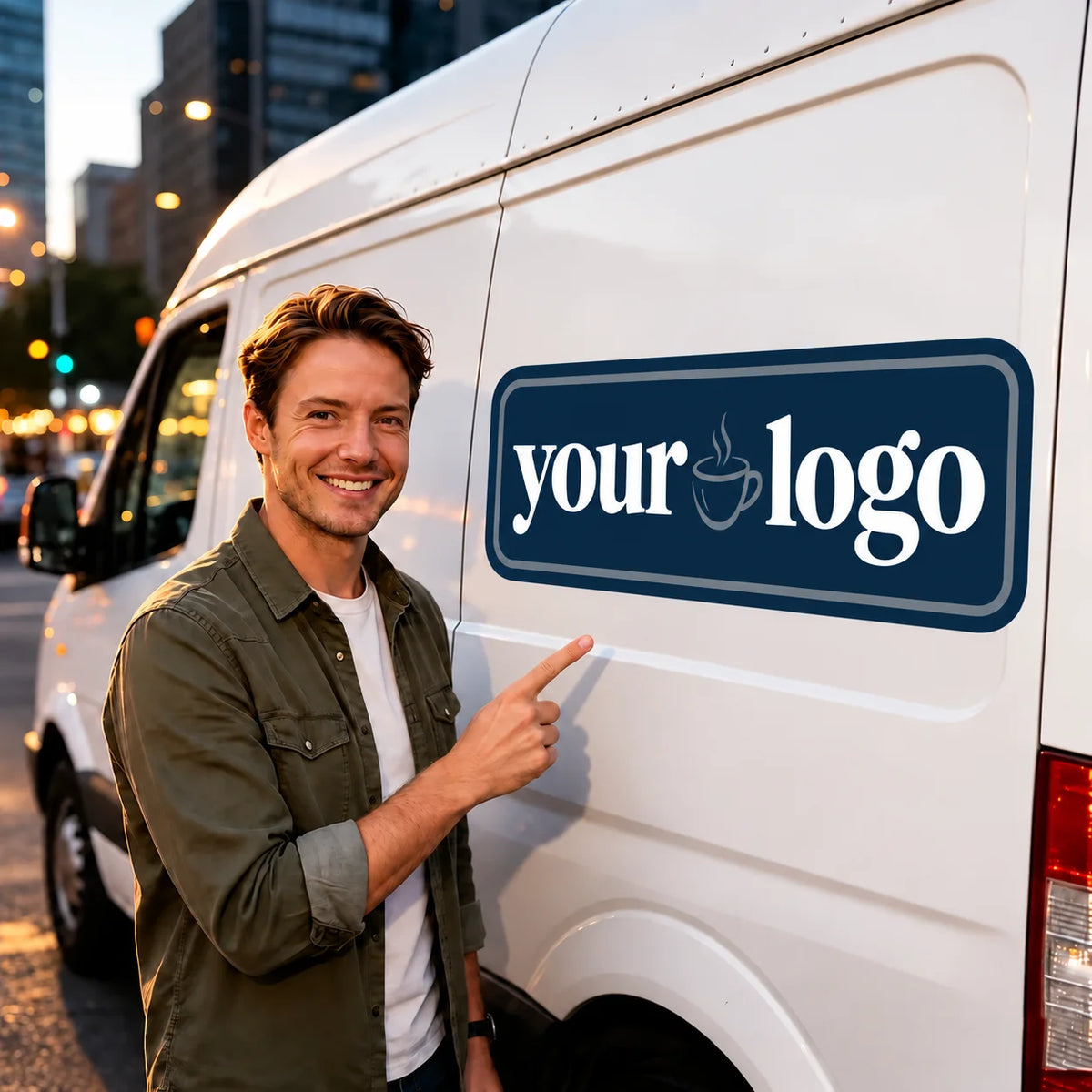 Custom Car Magnet Stickers, Durable Car Magnets, Perfect for Commercial Vehicle Advertising, Customize Your Logo