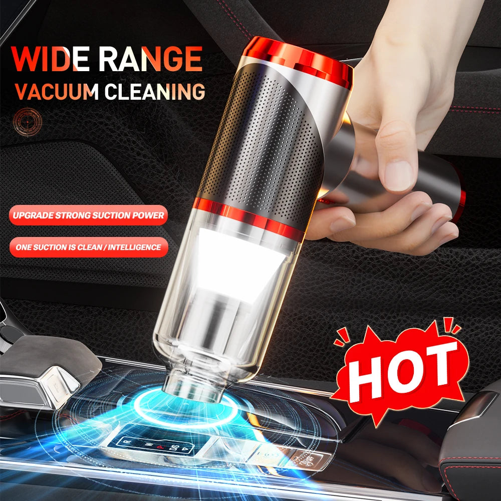 SZUK 178000Pa Car Vacuum Cleaner Wireless Handheld Cleaner Mini Cleaning Machine Strong Powerful Portable Vacuum Cleaner Car