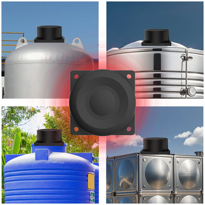 Zigbee or WiFi Liquid Level Sensor Tuya Ultrasonic 433MHz Remote Control Indoor/Outdoor Tank Level Monitor with APP Alarms