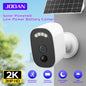 JOOAN 2K Solar Security Camera Outdoor 2.4G WiFi Human Detection IP Camera Waterproof Night Vision Solar Powered Battery Camera