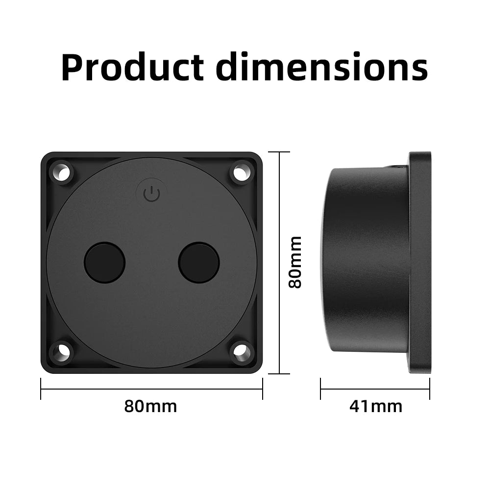Zigbee or WiFi Liquid Level Sensor Tuya Ultrasonic 433MHz Remote Control Indoor/Outdoor Tank Level Monitor with APP Alarms