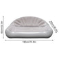1PC Outdoor Inflatable Sofa, Air Couch Portable Lounge Chair Flocked Lazy Sofa Bed for Garden Patio Beach Camping