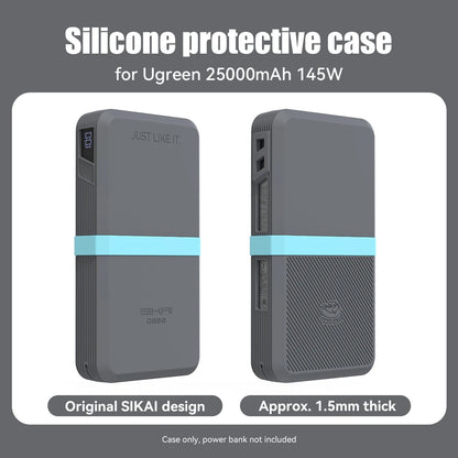 SIKAI Silicone Case for UGREEN 145W 25000mAh Power Bank  Shockproof Cover with Precise Cutouts