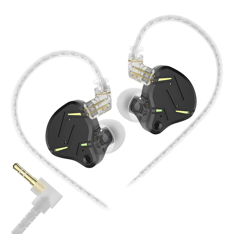 KZ ZST PRO X Dual Flagship Drivers In Ear Earphones Deeper Bass HiFi Headphones Dual-Driver Synergy Detachable Cable Headset