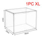 New Large Capacity Storage Box Organizer for Figures Acrylic Box Clear Blind Box Showcase Makeup Organizer for Bag