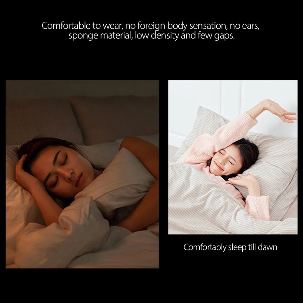 Earplugs Plug Sleep Earplug Anti Bruit Foam Noise Sleeping Cover Ears Silicone For Soundproofing Reduction Ratio Soft Ear Plugs