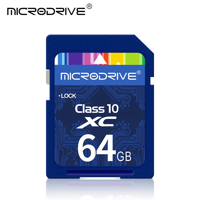 Standard SD Card  64GB 128GB 256GB SDHC/XC 16GB 32GB Normal Full Size Flash SD Memory Card High Speed for Camera