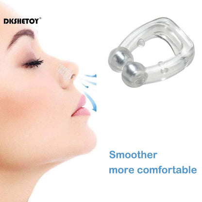 Anti Snoring Device Nose Clip vent blocker Silicone Snore Stop ring silent snore sleep Aid Night Sleeping Apnea Guard Night